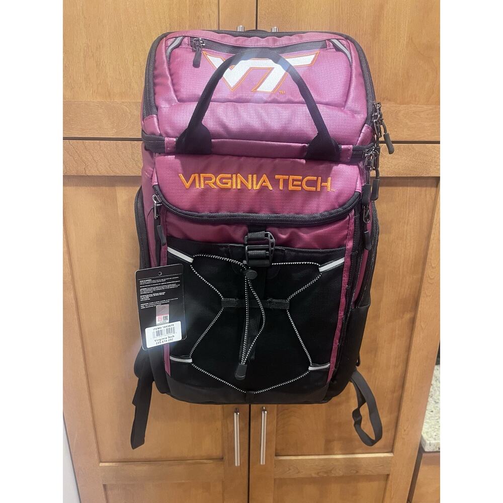 Virginia Tech Logobrands. OFFICIALLY LICENSED BACKPACK COOLER 26 CAN